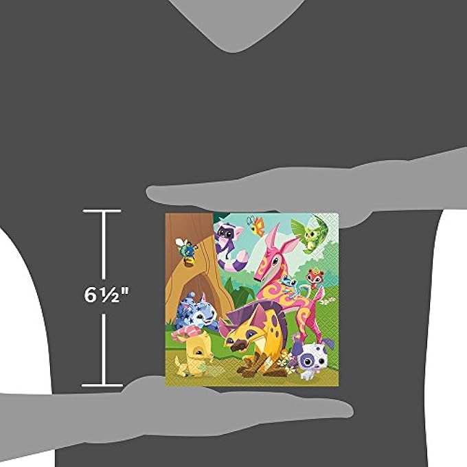59352 ANIMAL JAM LUNCH NAPKINS | DISPOSABLE | PAPER | 16 PCS - Image 2